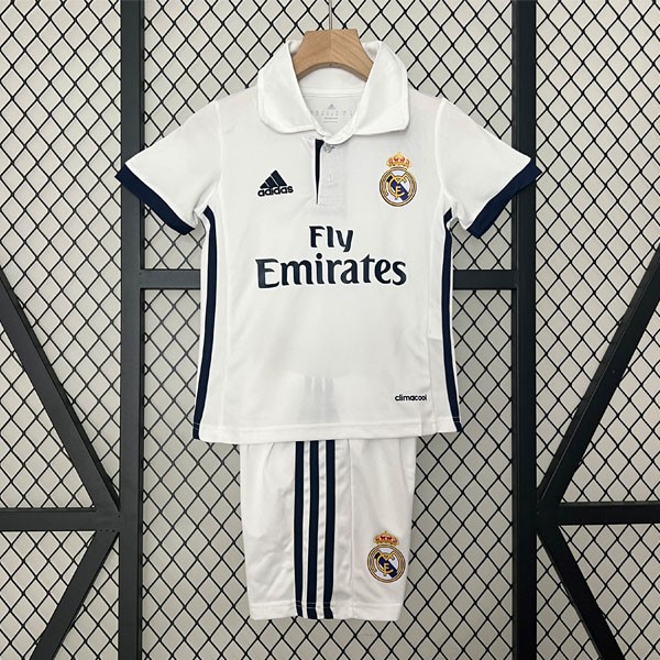 Camiseta Real Madrid Primera Equipación Retro Niño 2016 2017